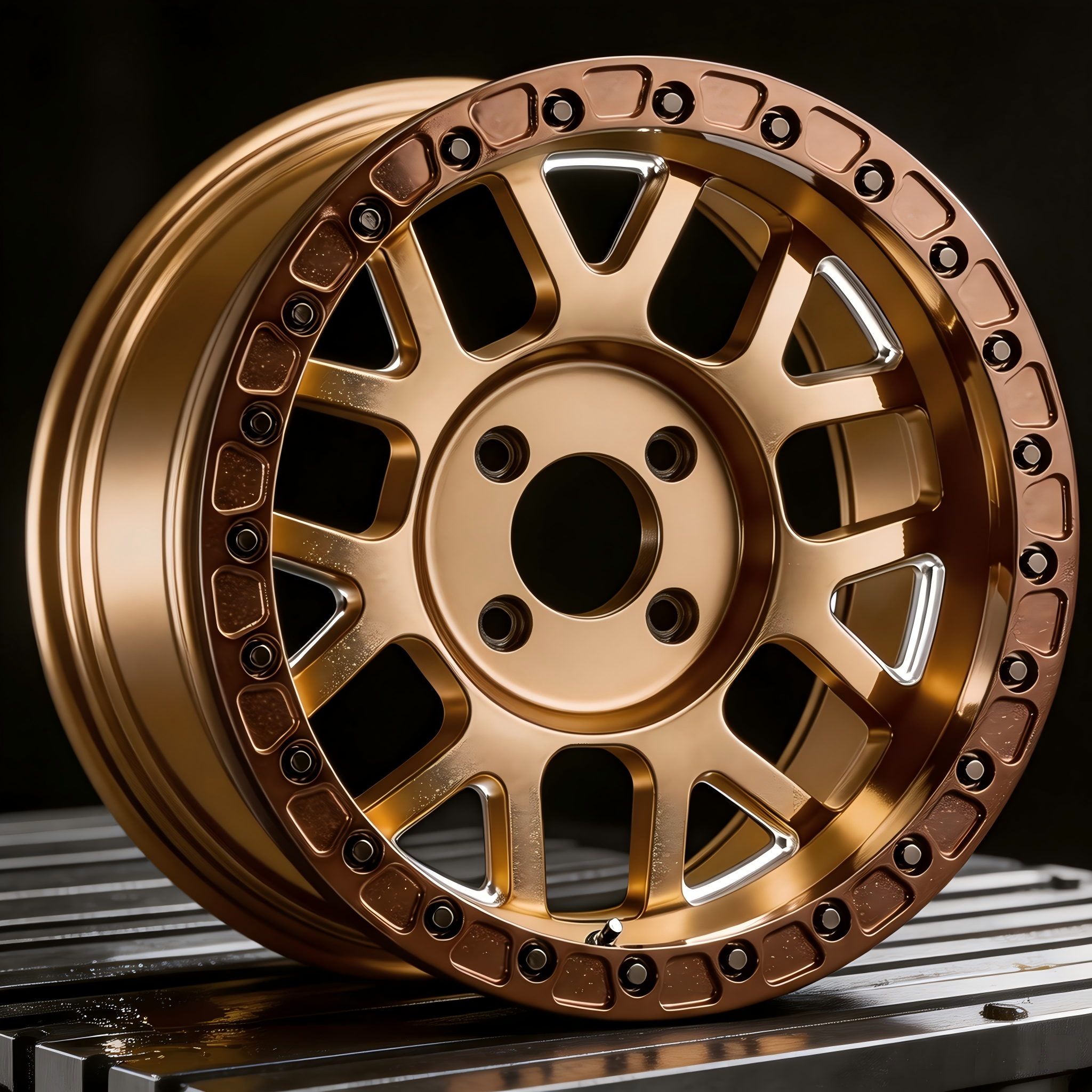 Deep Dish Beadlock Forged 4x4 Wheels 17 18 20 Inch 6x139.7 for Land Cruiser Prado FJ - 图片 3