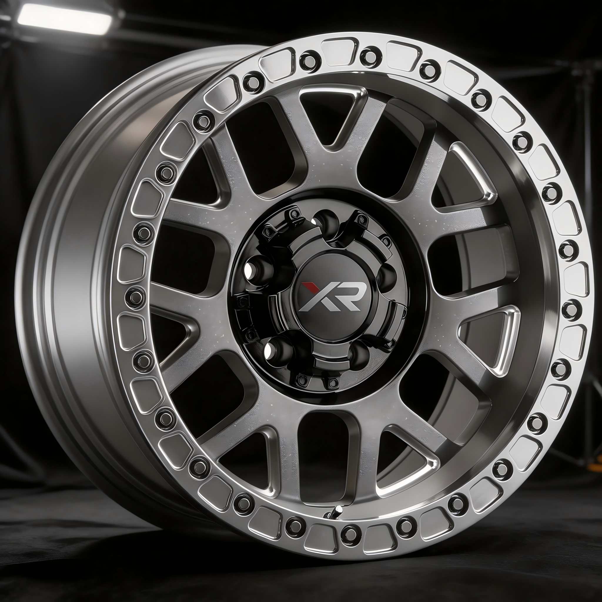 Beadlock Forged Off Road Rims 17x9 6x135 5x127 for Ford F150 Jeep Gladiator