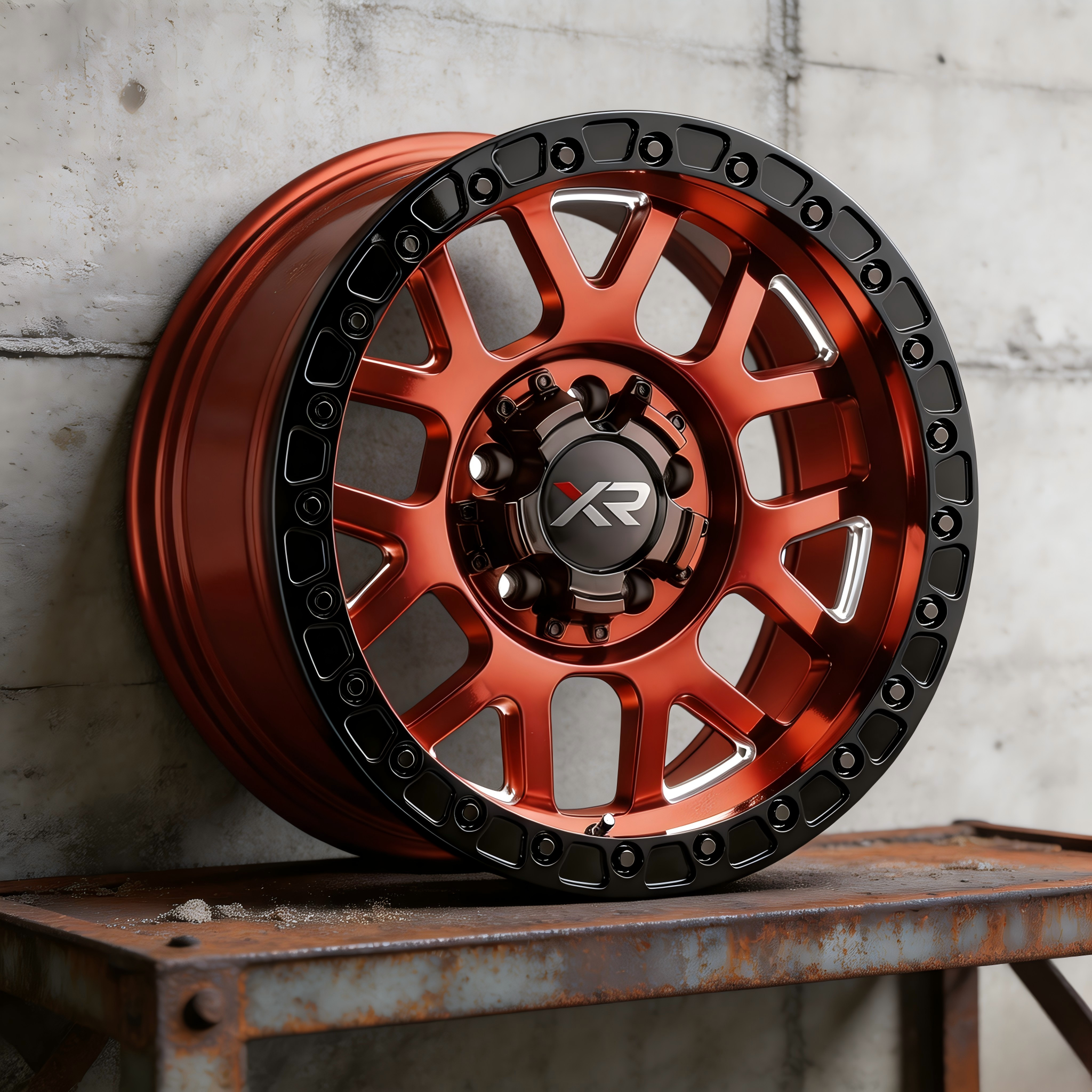 6 Lug Off Road Beadlock Forged Wheels 17x8.5 6x139.7 for Isuzu D-Max Hilux Tacoma TRD - 图片 4