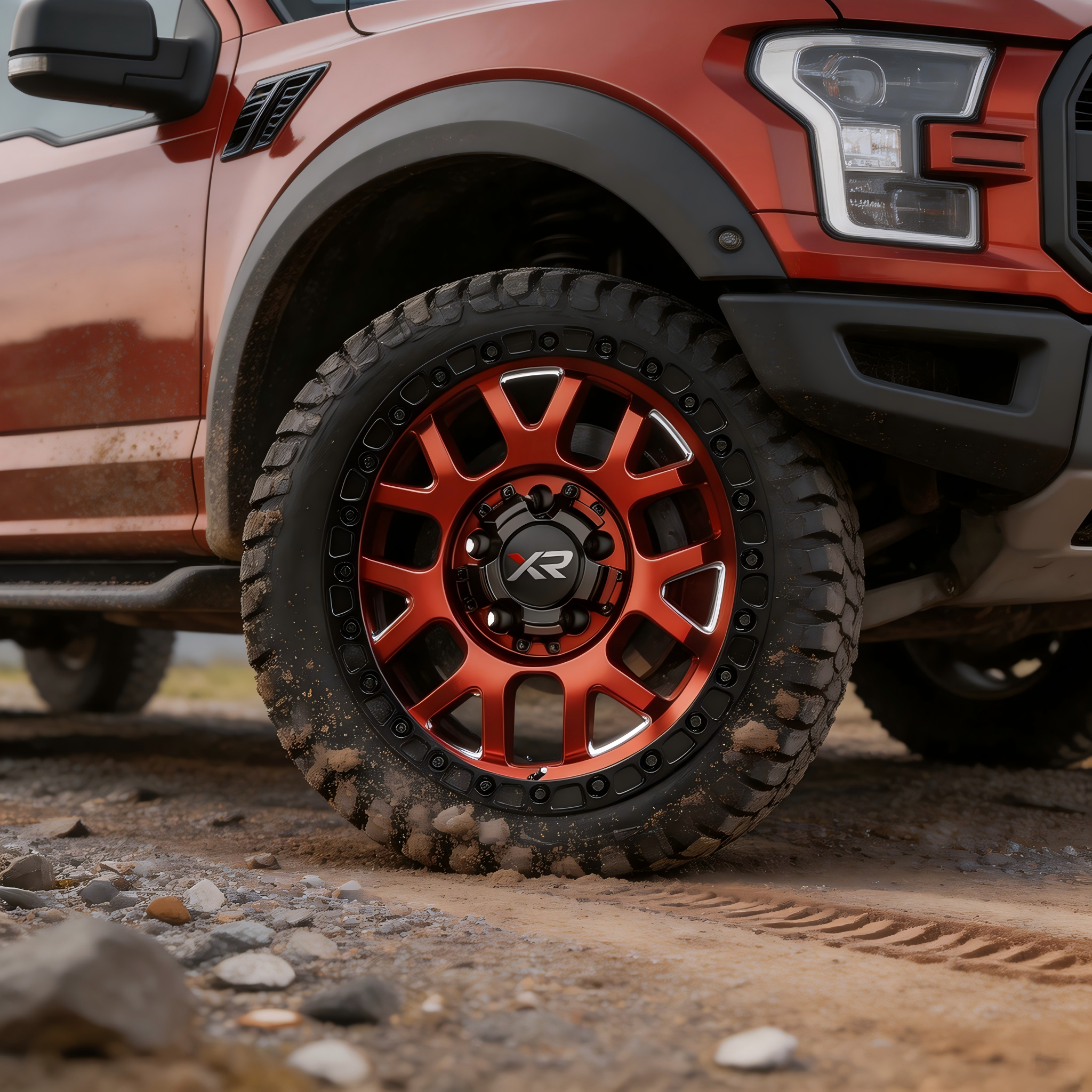 6 Lug Off Road Beadlock Forged Wheels 17x8.5 6x139.7 for Isuzu D-Max Hilux Tacoma TRD - 图片 5