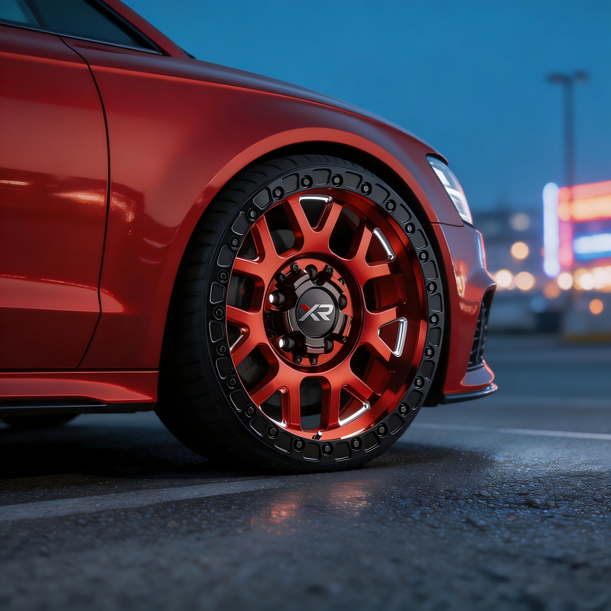 6 Lug Off Road Beadlock Forged Wheels 17x8.5 6x139.7 for Isuzu D-Max Hilux Tacoma TRD - 图片 6