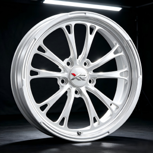 Skinny 17x4.5 Front & 15x10-12 Beadlock Rear Drag Wheels for Mustang Camaro SS Challenger